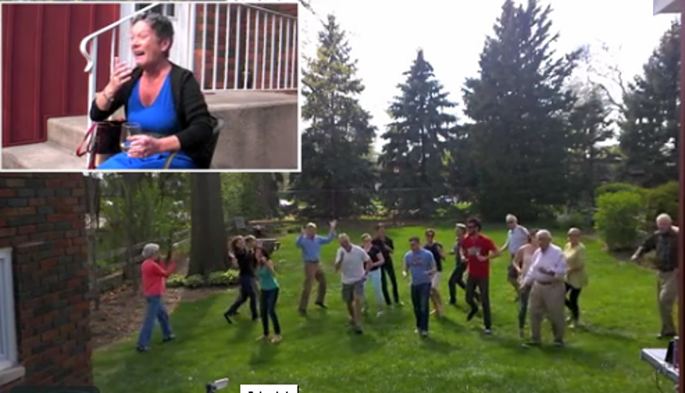 Woman With Terminal Cancer Surprised By Family And Friend Flash Mob [Video]