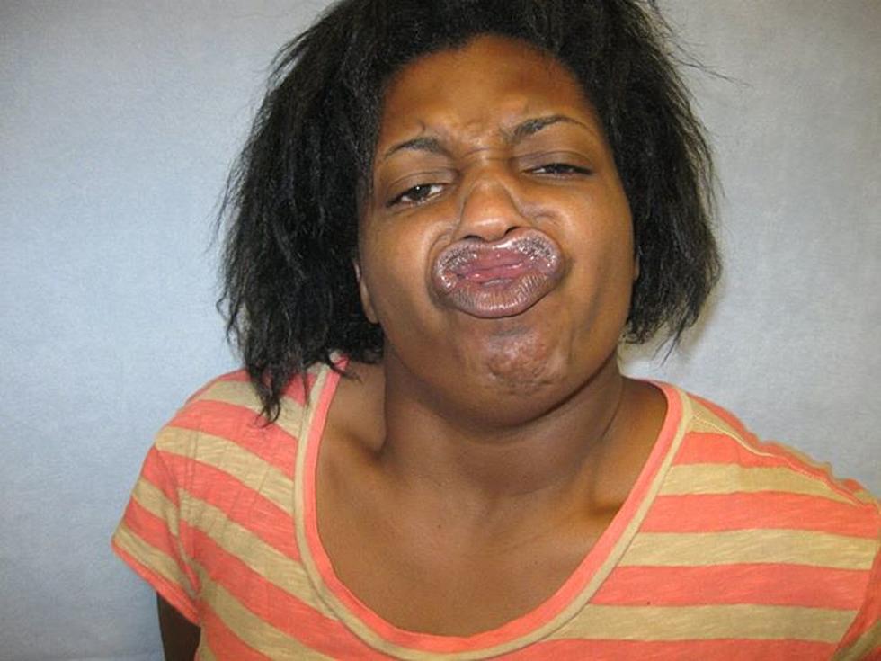 Mugshot of the Day: Woman With Extreme Kissy Face