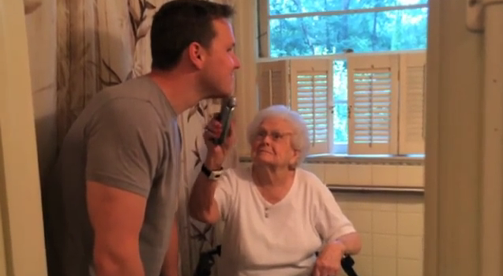 A Guy Shaves His Beard For His Grandmother’s 100 Birthday [Video]