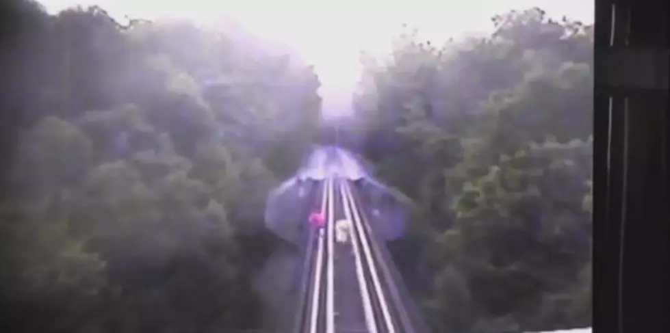 Two Women Run From A Train&#8230;And Survive By Lying Down [Video]