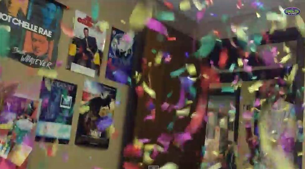 Check Our Co-Worker Get Confetti Cannon Punk’d! [VIDEO]