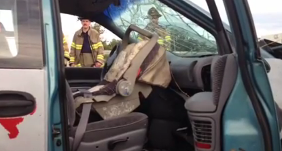 Rear Facing Car Seat Vs. Front Passenger Airbag [Video]