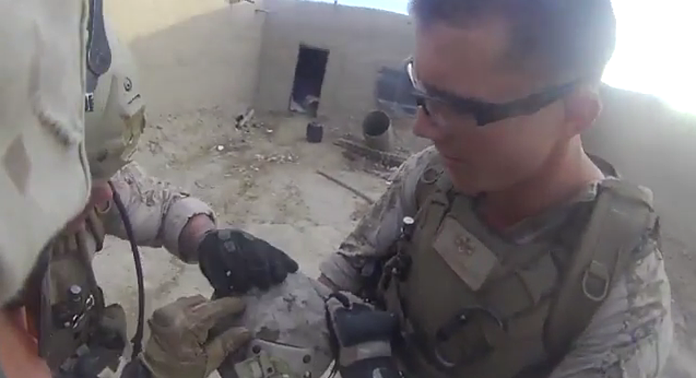 U.S. Marine Survives Sniper Headshot in Afghanistan [Video]
