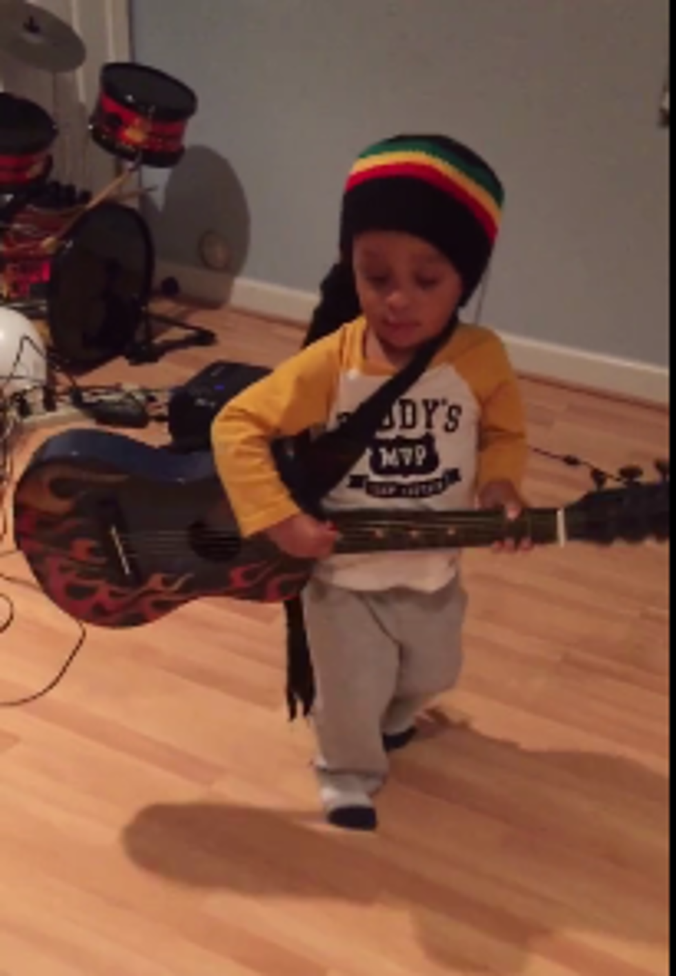 Adorable Two-Year-Old Does Awesome Bob Marley Performance [VIDEO]