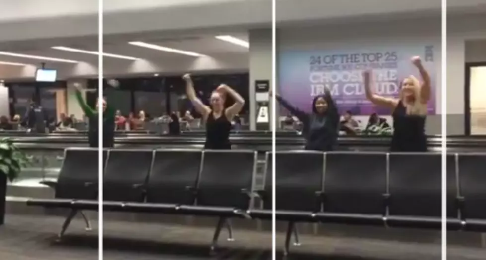 Four Women Stuck In Airport Make A Music Video