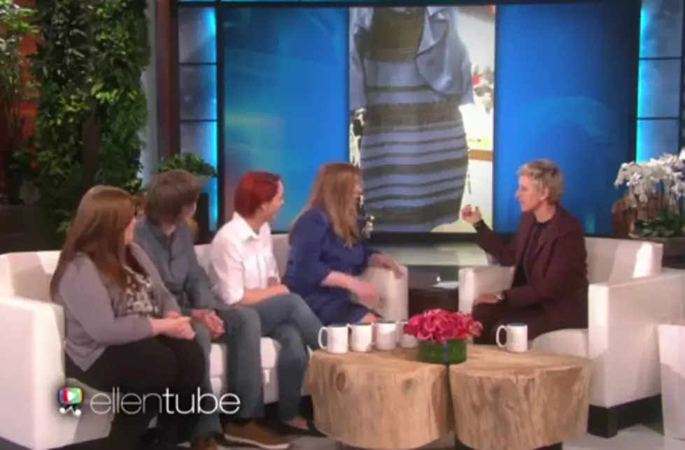 #TheDress – Ellen Gets To The Bottom Of The Internet Phenomenon [VIDEO]