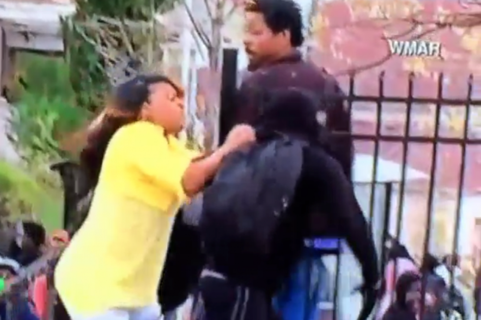 Mom Beats Son On National Television For Participating In The Baltimore Riots…Mom Of The Year? [VIDEO]