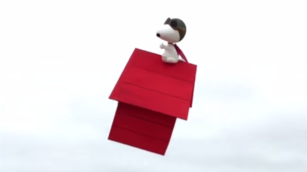 Snoopy’s Flying Dog House is Real!