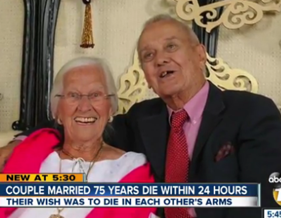Couple Married 75 Years Dies In Each Other’s Arms [VIDEO]