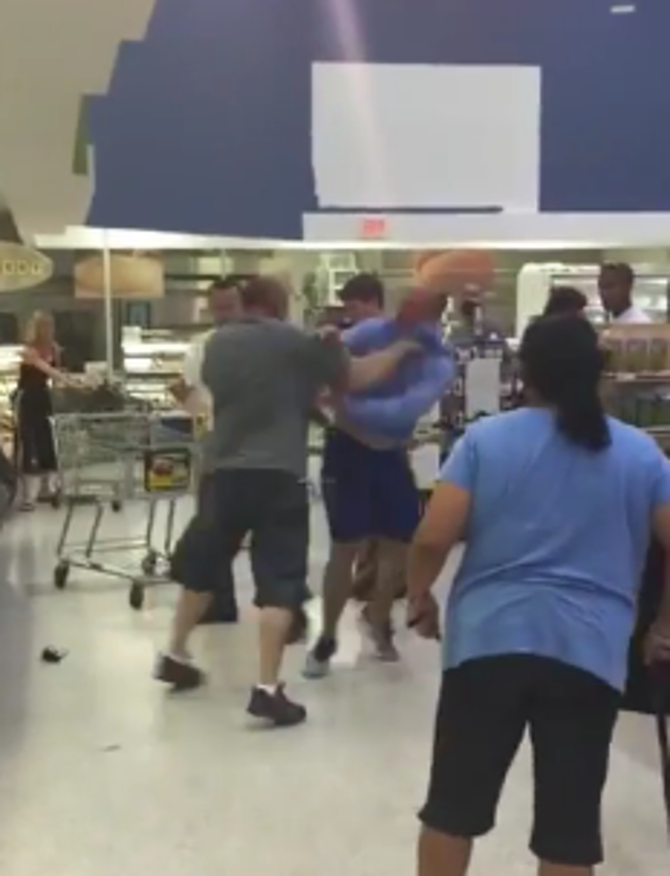 Dads Brawl In The Deli Aisle Of Wal-Mart [VIDEO]