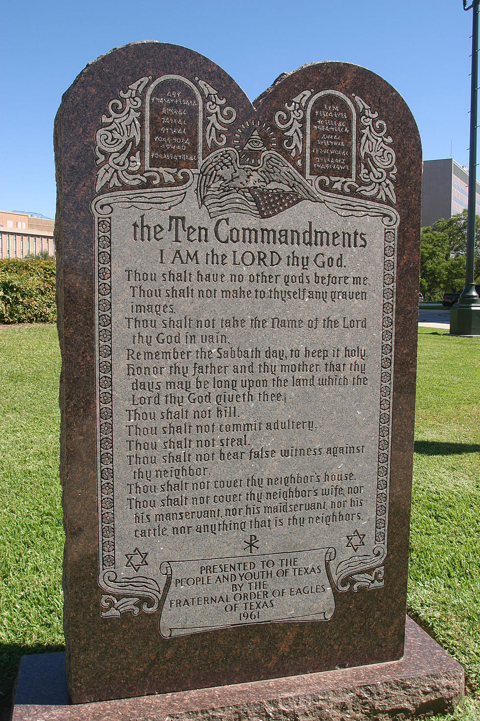 Oklahoma’s Supreme Court Rules Ten Commandments Monument Be Taken Down [VIDEO]