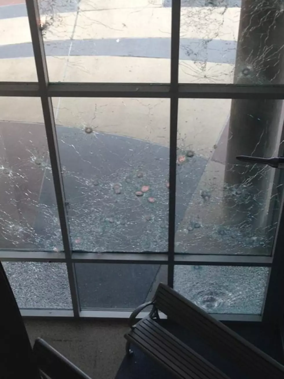 Man Survived Being Hit By Falling Glass Panel [VIDEO]