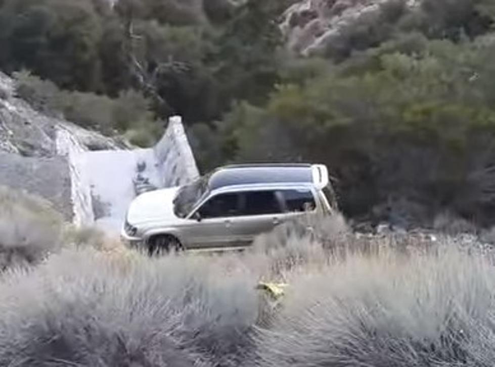 Caught On Dashcam &#8211; Guy Drives Off Cliff And Survives [VIDEO]