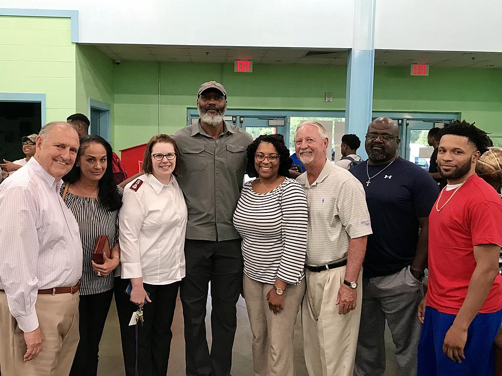 Basketball Great Karl Malone Visits Shreveport’s Salvation Army Boys & Girls Club