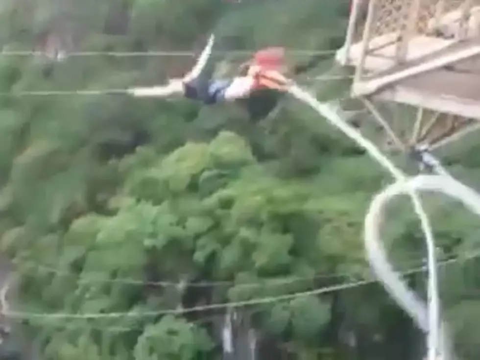 Woman Survives 364-feet Bungee Cord Accident [Video]