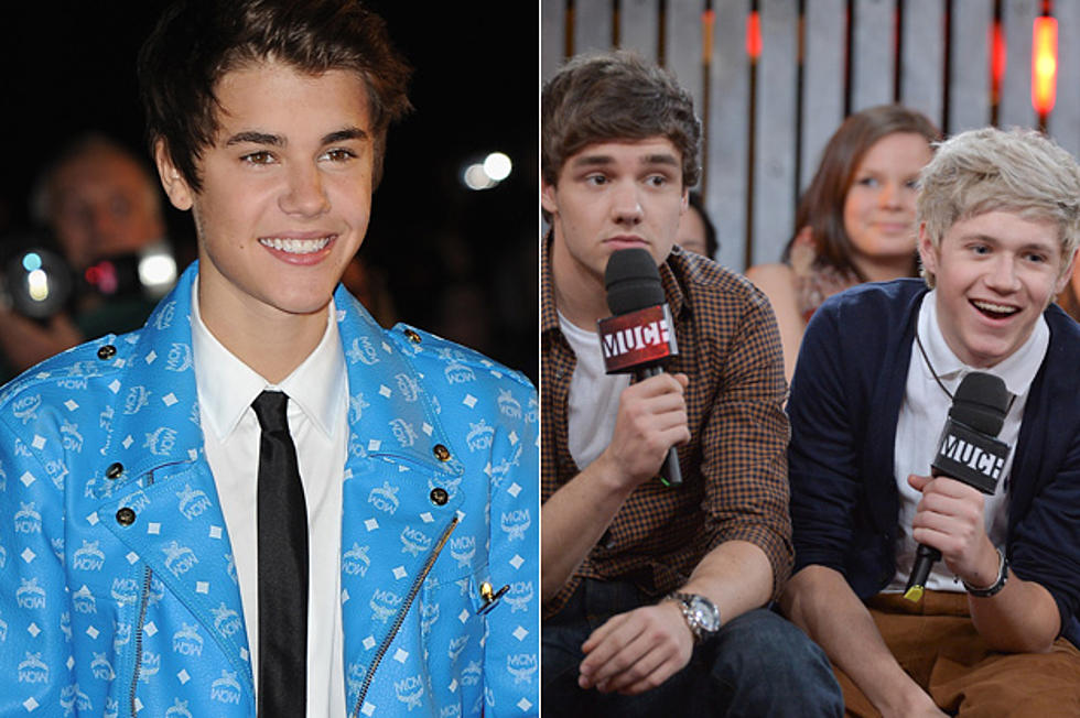 Justin Bieber Hits the Studio With One Direction