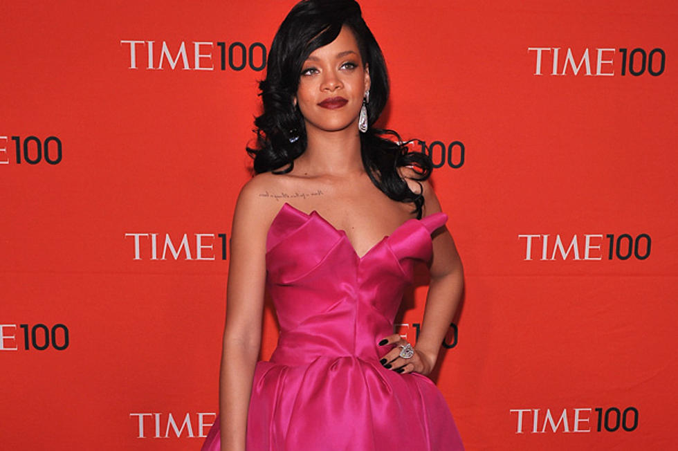 Rihanna Looks Pretty in Pink at TIME’s 100 Most Influential Gala