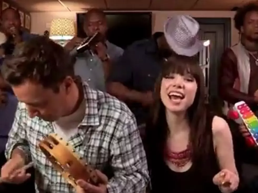 Jimmy Fallon and Carly Rae Jepsen Sing &#8216;Call Me Maybe&#8217; with Classroom Instruments [VIDEO]