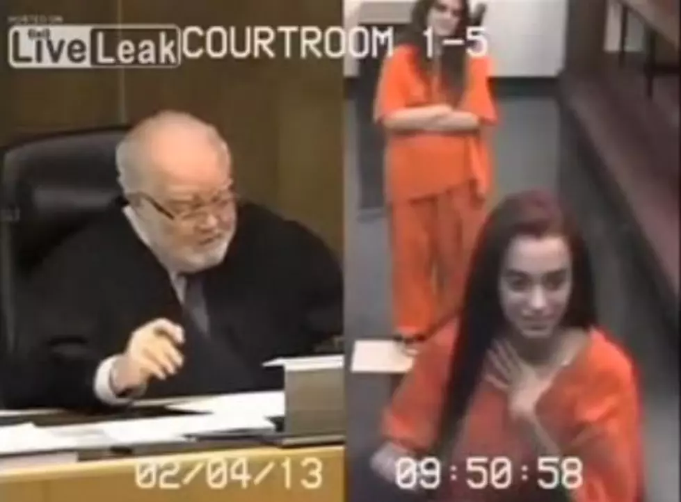 How Not to Behave In Court: Girl Flips Off Judge [VIDEO]