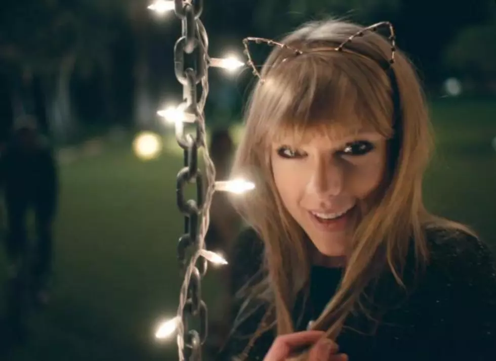Taylor Swift Jumps On A Trampoline Wears Fashionable Cat Ears