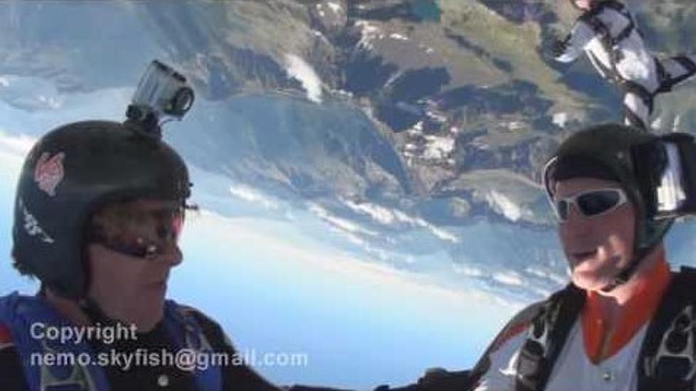 Guy Jumps Out Of Airplane, Lands On Mountain.