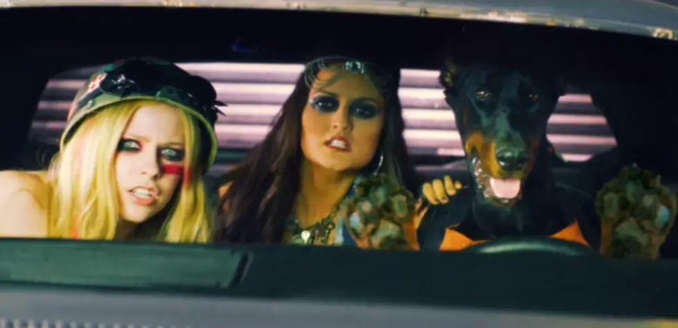 Avril Lavigne Gets Wild, Kisses &#8216;The Wonder Years&#8217; Star Danica McKellar in &#8216;Rock N Roll&#8217; Video