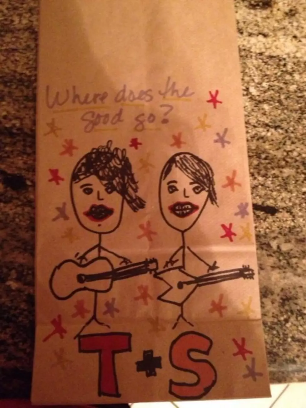 Girl Posts Awesome Picture of Her Mom&#8217;s Tegan and Sara Lunch Bag Drawing