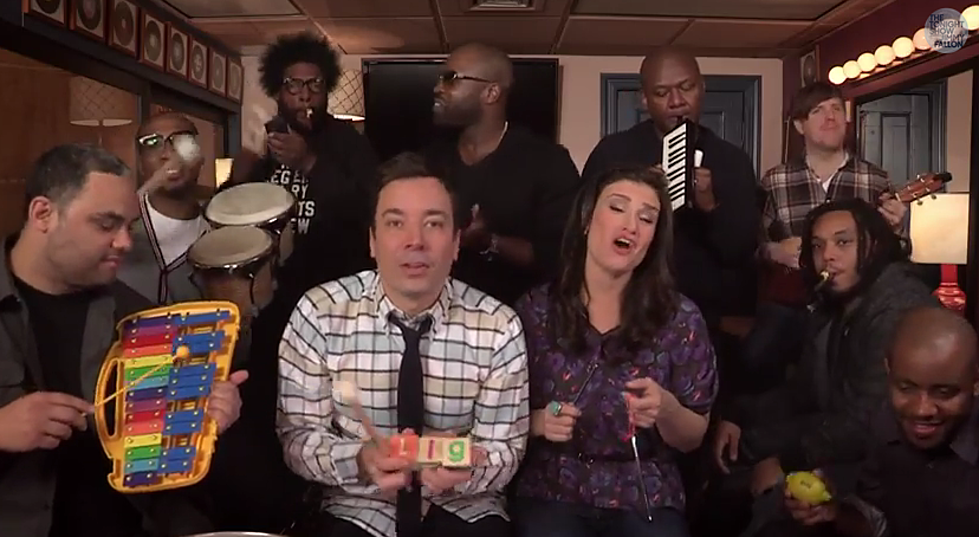 Idina Menzel, Jimmy Fallon And The Roots Perform ‘Let It Go’ From ‘Frozen’ (VIDEO)