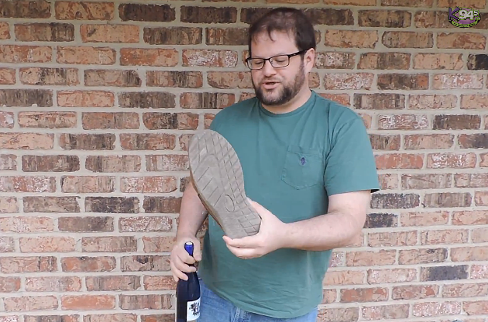 How to Open a Bottle of Wine with Your Shoe, Louisiana-Style [Watch]