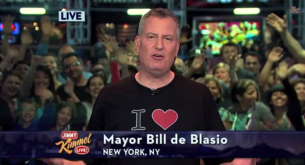 NY Mayor Loses Stanley Cup Bet; Sings ‘I Love L.A.’ On ‘Jimmy Kimmel Live’ (VIDEO)