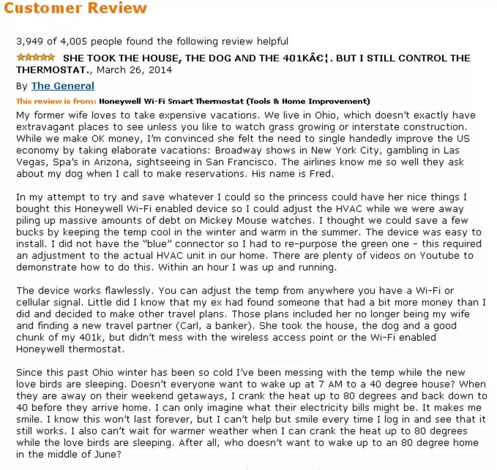 Quite Possibly The Best Amazon Product Review Ever