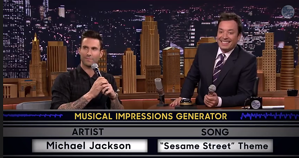 Adam Levine Channels His Inner Michael Jackson With Jimmy Fallon (VIDEO)
