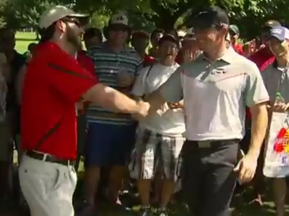 Rory Mcllroy Drains Tee Shot Into Fan’s Pocket