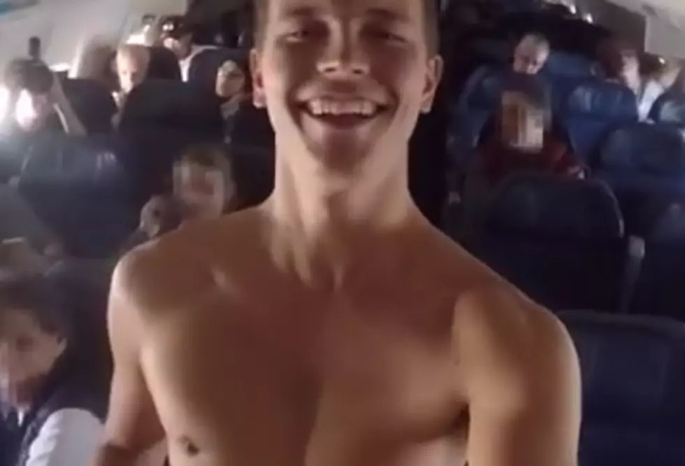 Guy Makes Stupid Prank Video on an Airplane, Get’s Escorted Off the Plane