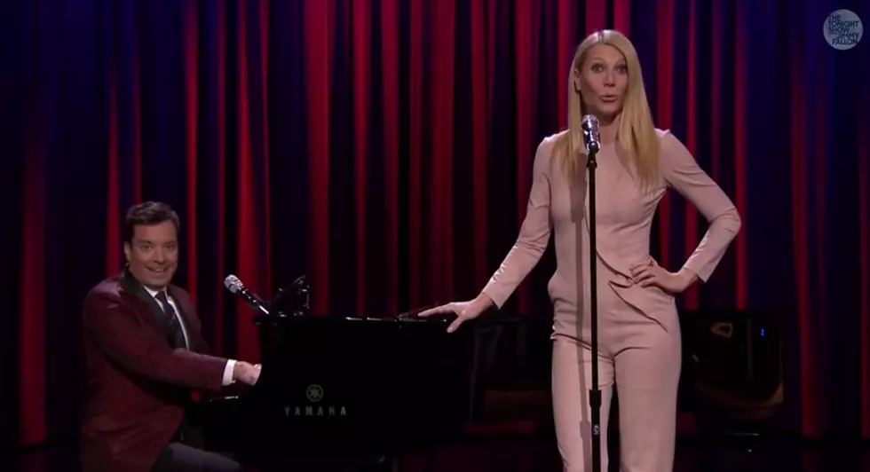 Jimmy Fallon And Gwyneth Paltrow Sing Broadway Versions Of Rap Songs (VIDEO)