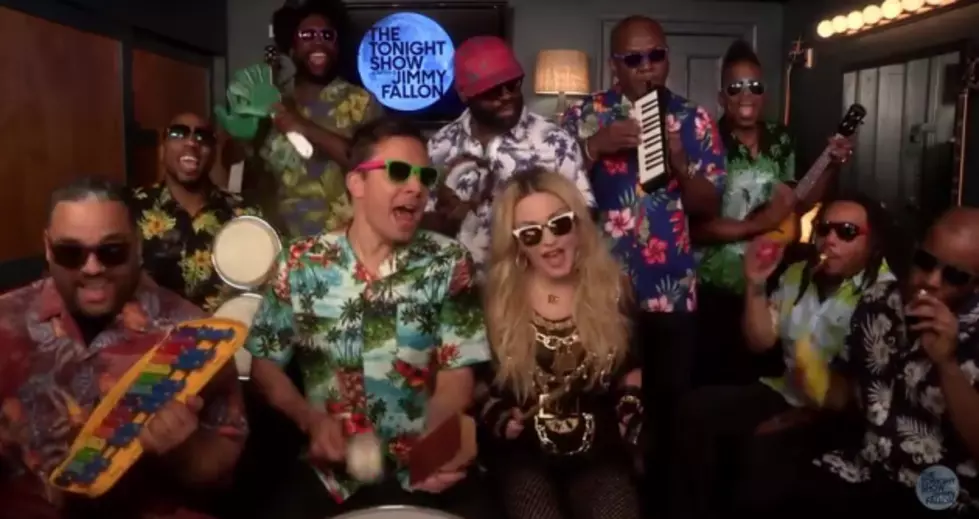 Madonna Sings &#8216;Holiday&#8217; With Jimmy Fallon And The Roots (VIDEO)