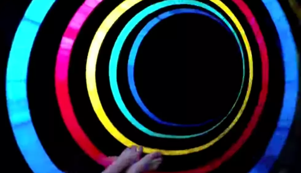 LED Black Hole Slide at Water Park is Mind Blowingly Cool