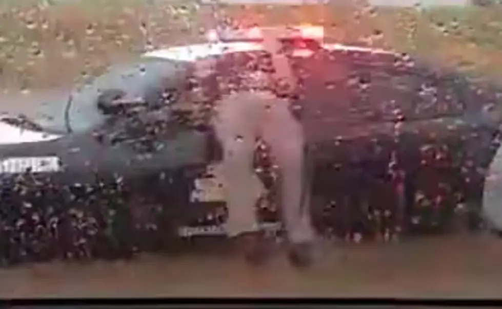 Cop Gets Stuck While Climbing Through the Car Window [VIDEO]