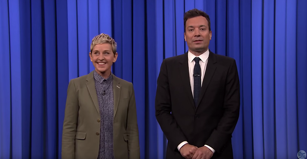 Ellen DeGeneres Takes On Jimmy Fallon In ‘Lip-Sync Battle’ (VIDEO)