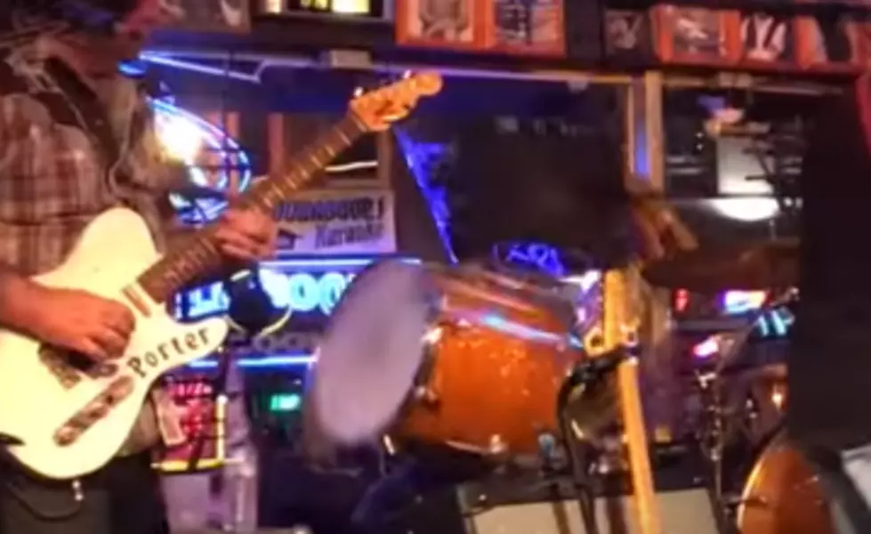 Drummer Falls Through Window During Set [VIDEO]