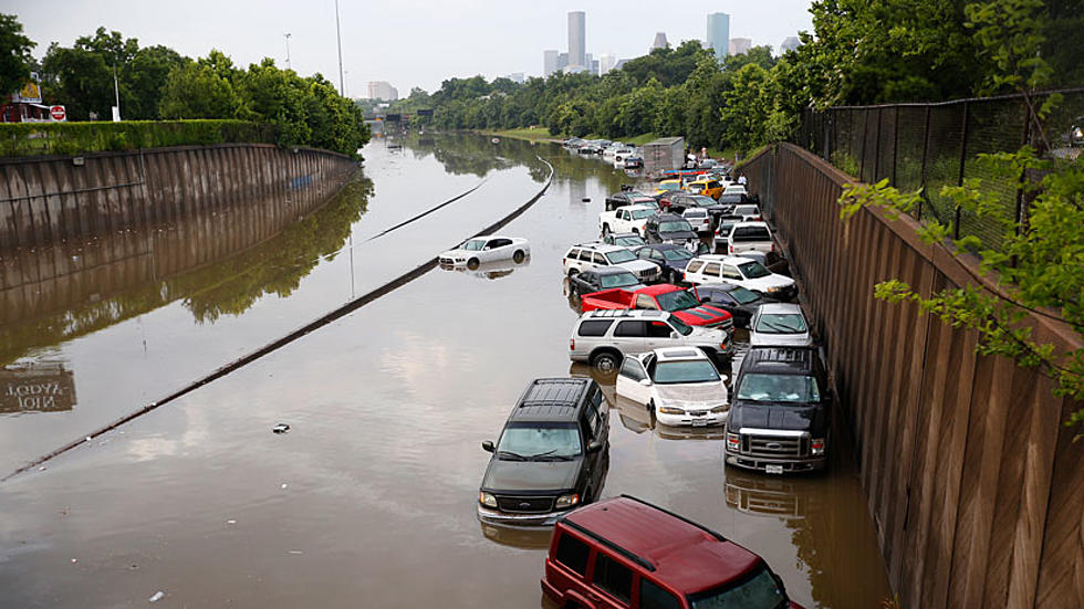 Houston Hard Hit By Flooding