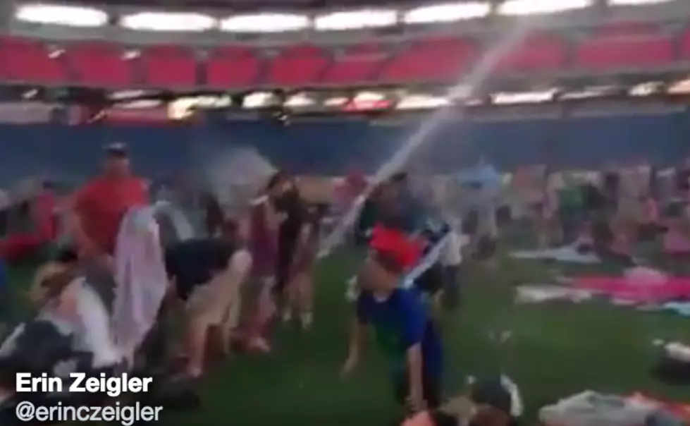 NFL Stadium Holds Movie Night, Forgets To Turn Sprinklers Off [VIDEO]