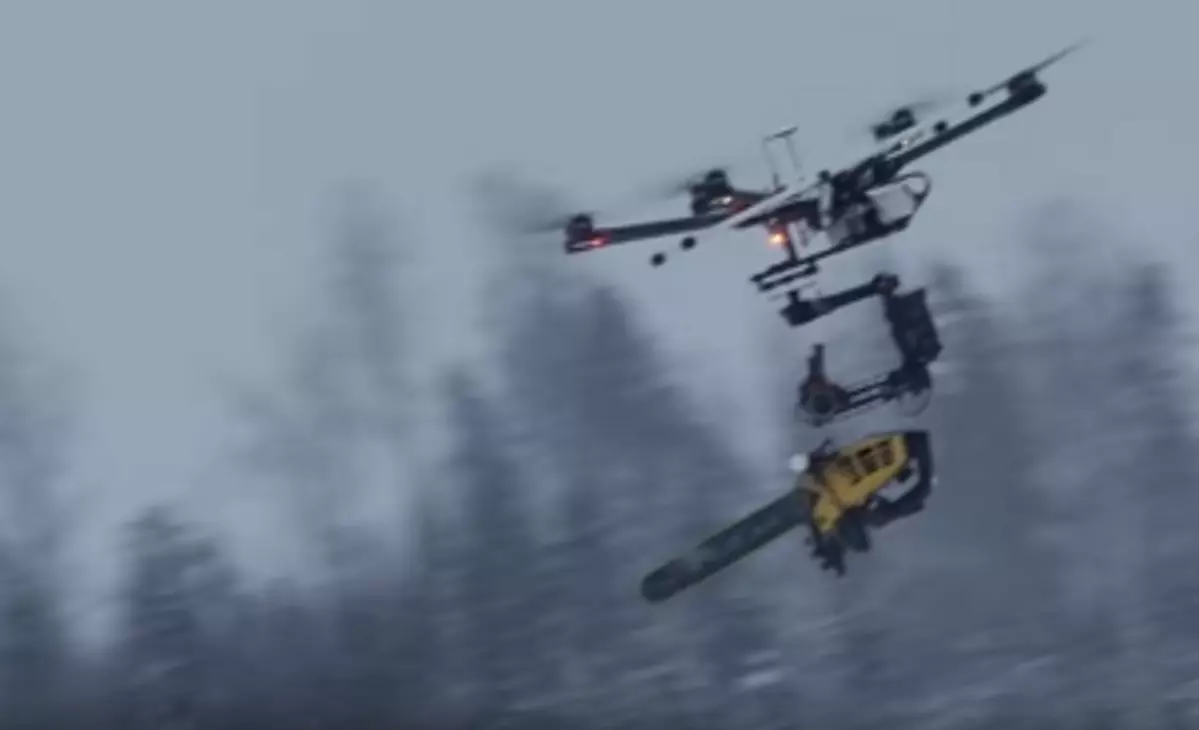 Uh… Here's A Drone With a Chainsaw [VIDEO]