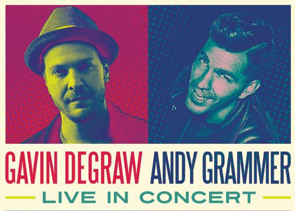 Celebrate K945’s 20th Birthday with Andy Grammer and Gavin DeGraw
