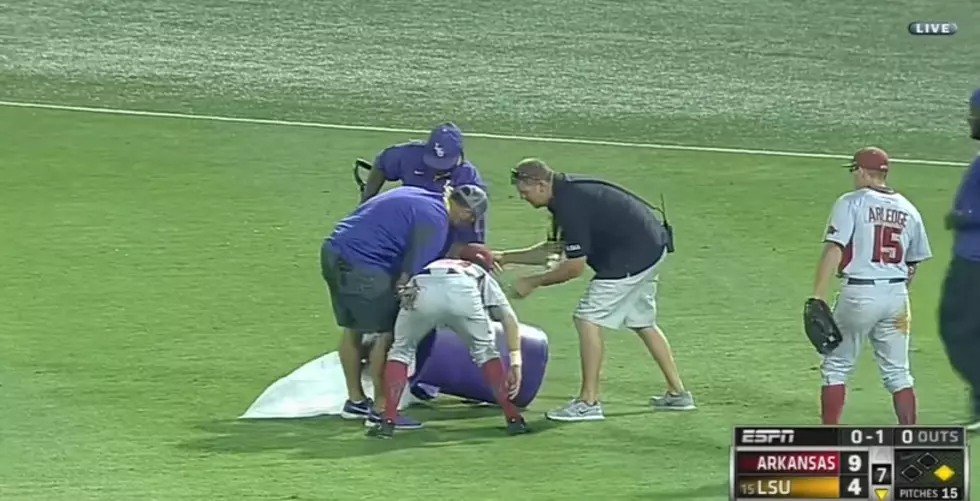 Did You See What Interrupted the LSU vs Arkansas&#8217; Baseball Game Saturday? [VIDEO]