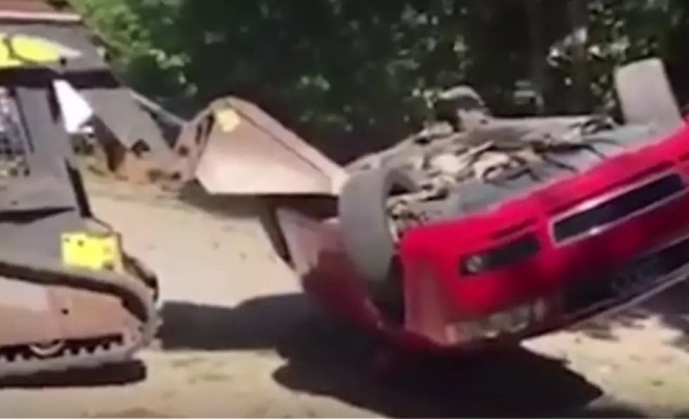 Dad Demolishes Daughter’s Car When He Finds Her With A Boy [VIDEO]