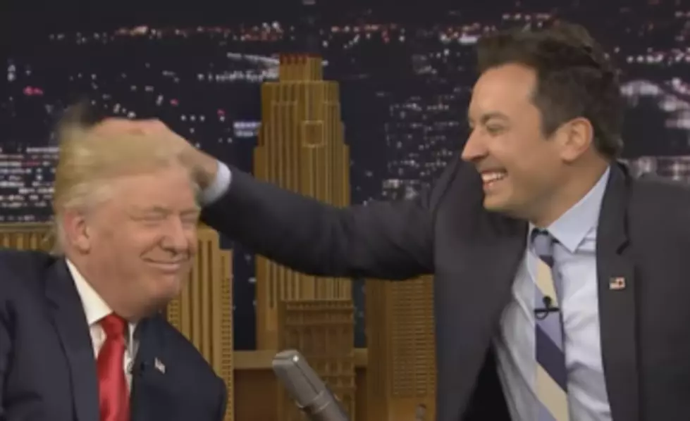 Donald Trump Lets Jimmy Fallon Mess Up His Hair [VIDEO]