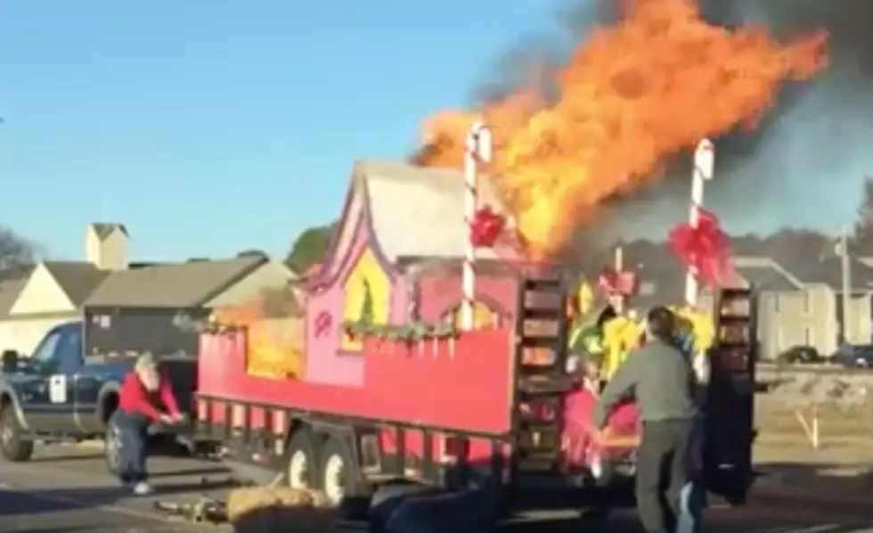 Cigarette Butt Lands On Parade Float, Sets It On Fire [VIDEO]