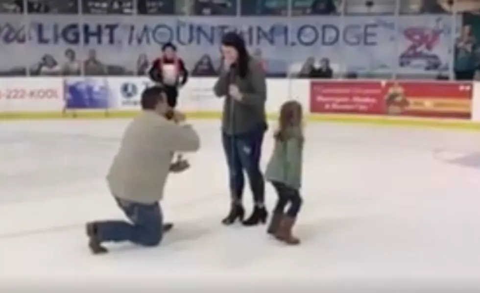 Watch As A Mudbug Fan Surprises His Girlfriend By Proposing On The Ice [VIDEO]