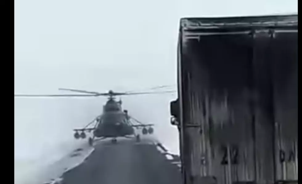 Military Helicopter Lands On A Highway To Ask For Directions [VIDEO]